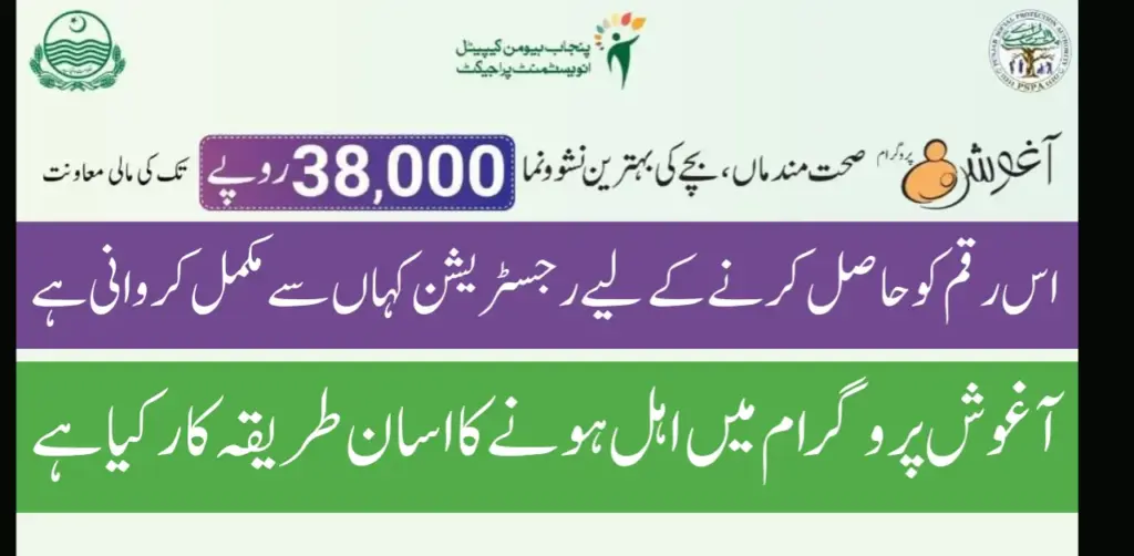 Punjab Aghosh Program support for women and low-income families