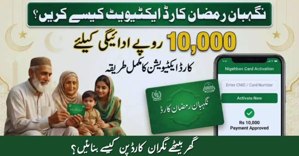 How to activate Active Nigehban Card PIN 2026 using ATM and CNIC verification
