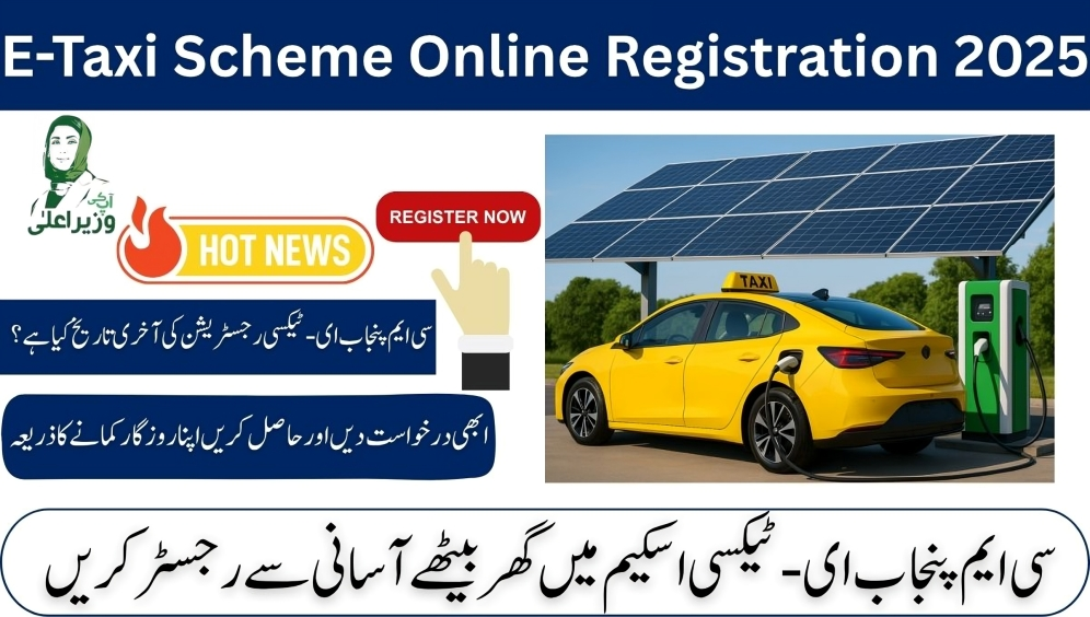 E-Taxi Scheme Online Registration 2025