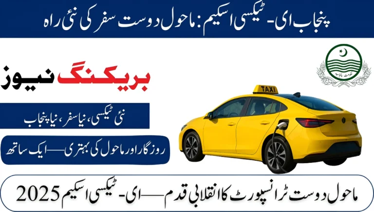 How to Apply CM Punjab E-Taxi Scheme 2025