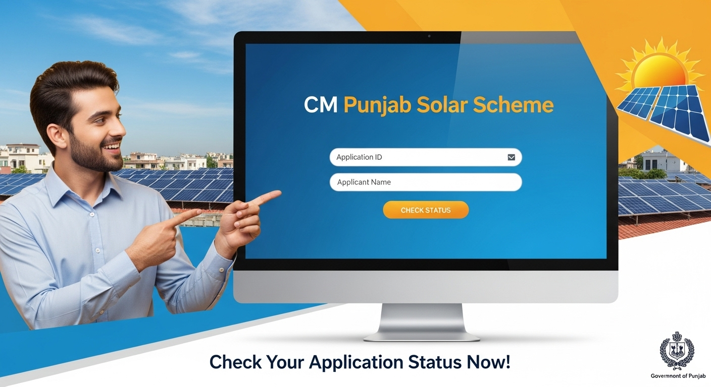 cm punjab solar scheme application status online