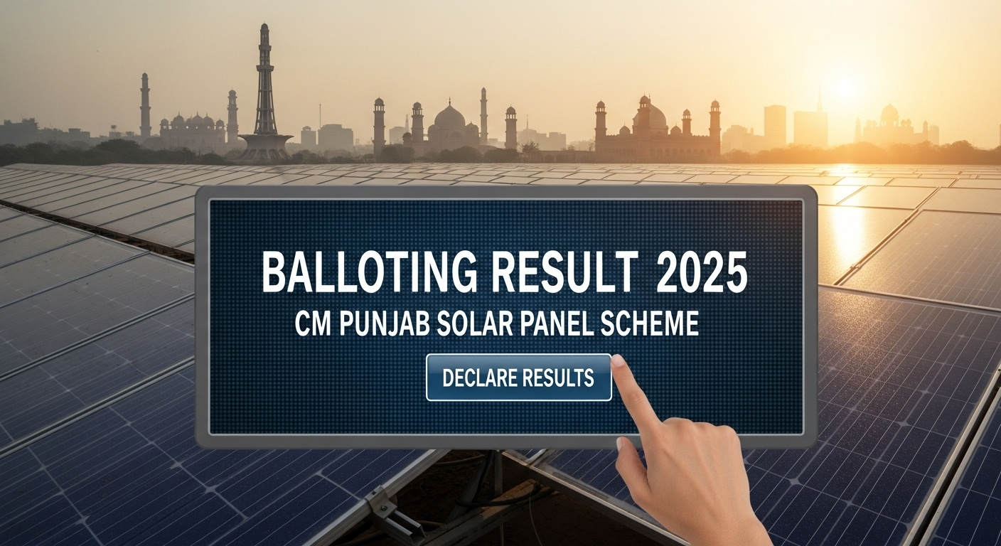 CM Punjab Solar Panel Scheme Balloting Result 2025