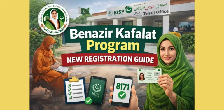 Benazir Kafalat Program New Registration 2026