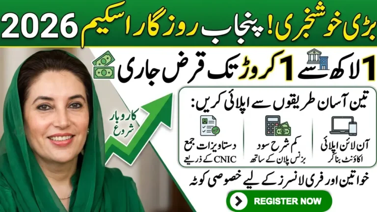 CM Punjab Rozgar Scheme 2026 apply online interest free loan for youth in Punjab