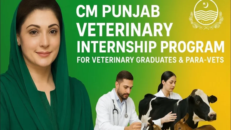 Punjab Veterinary Internship Program 2026 training veterinary graduates Title: Punjab Veterinary Internship Program 2026